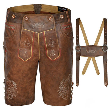 Oktoberfest Suede Lederhosen Authentic Bavarian Lederhosen Costume German Outfit