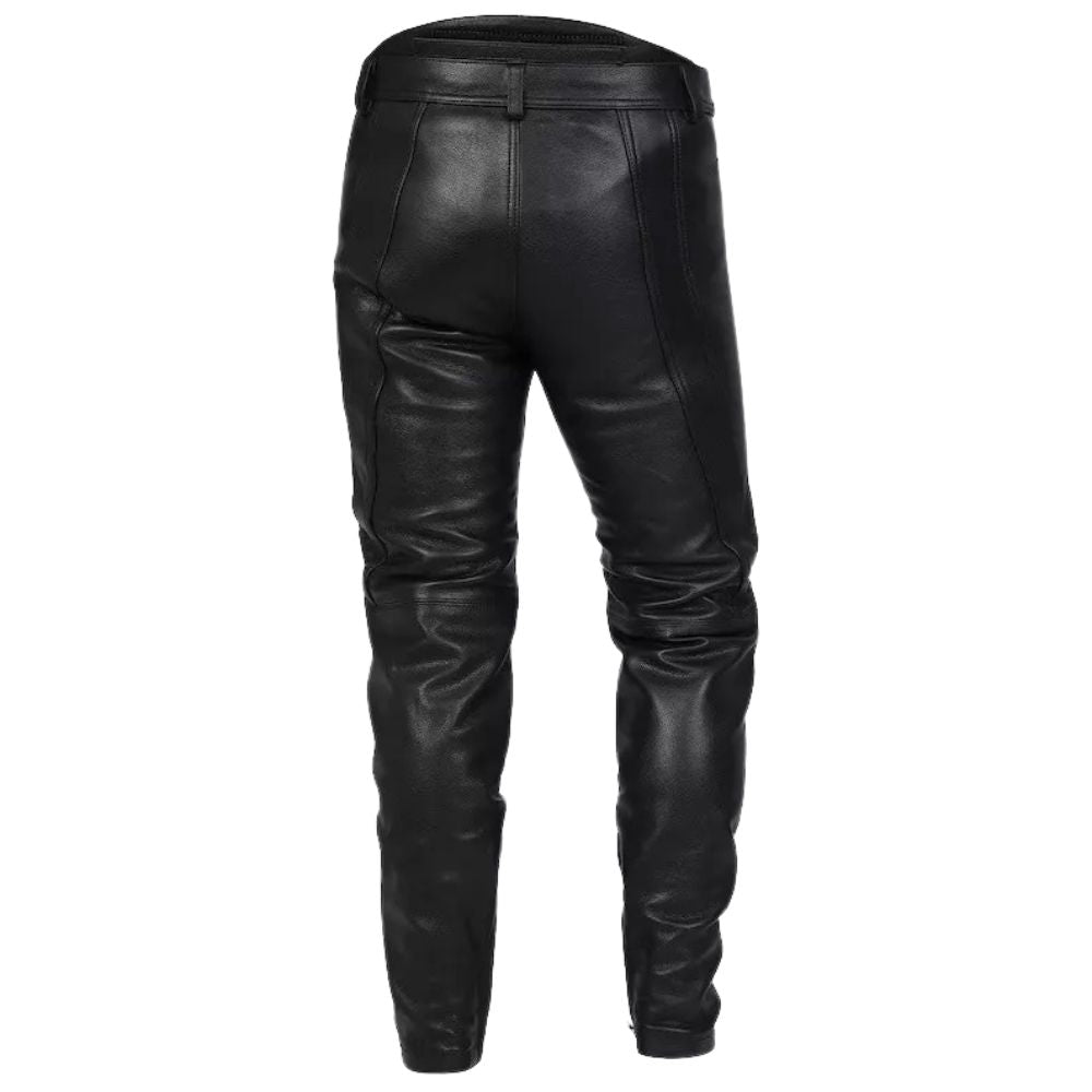 Men’s Black Western American Cowhide Leather Pant – Motorbike Style