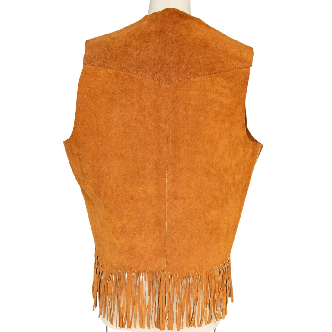 Women's Western Tan Suede Leather Fringe Vest – Handmade Cowgirl Rodeo Style